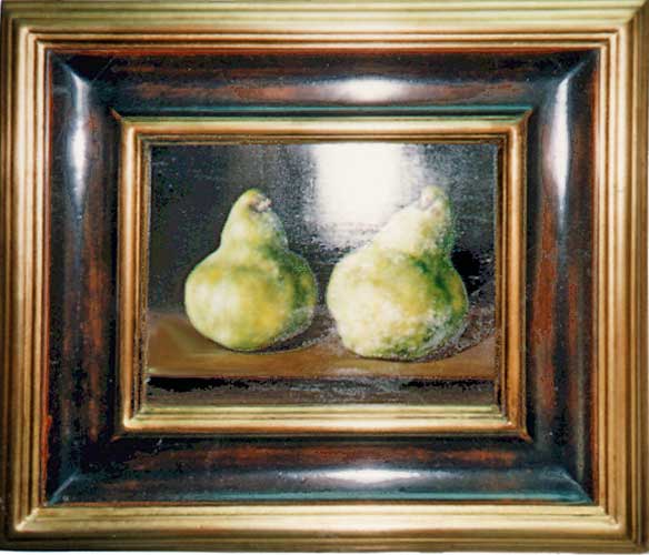 Boudins or creux assiette noire usée